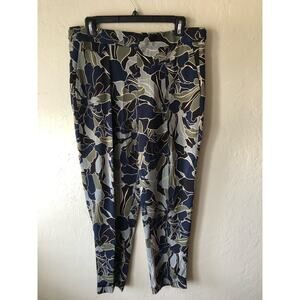 NWOT Equipment  Cuffed Pants in Large Floral Pattern